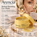 Arencia Retinal Boosting Hydrogel Augenmaske – Peptid Eye Patches gegen Schwellungen & feine Linien | 60 Stück