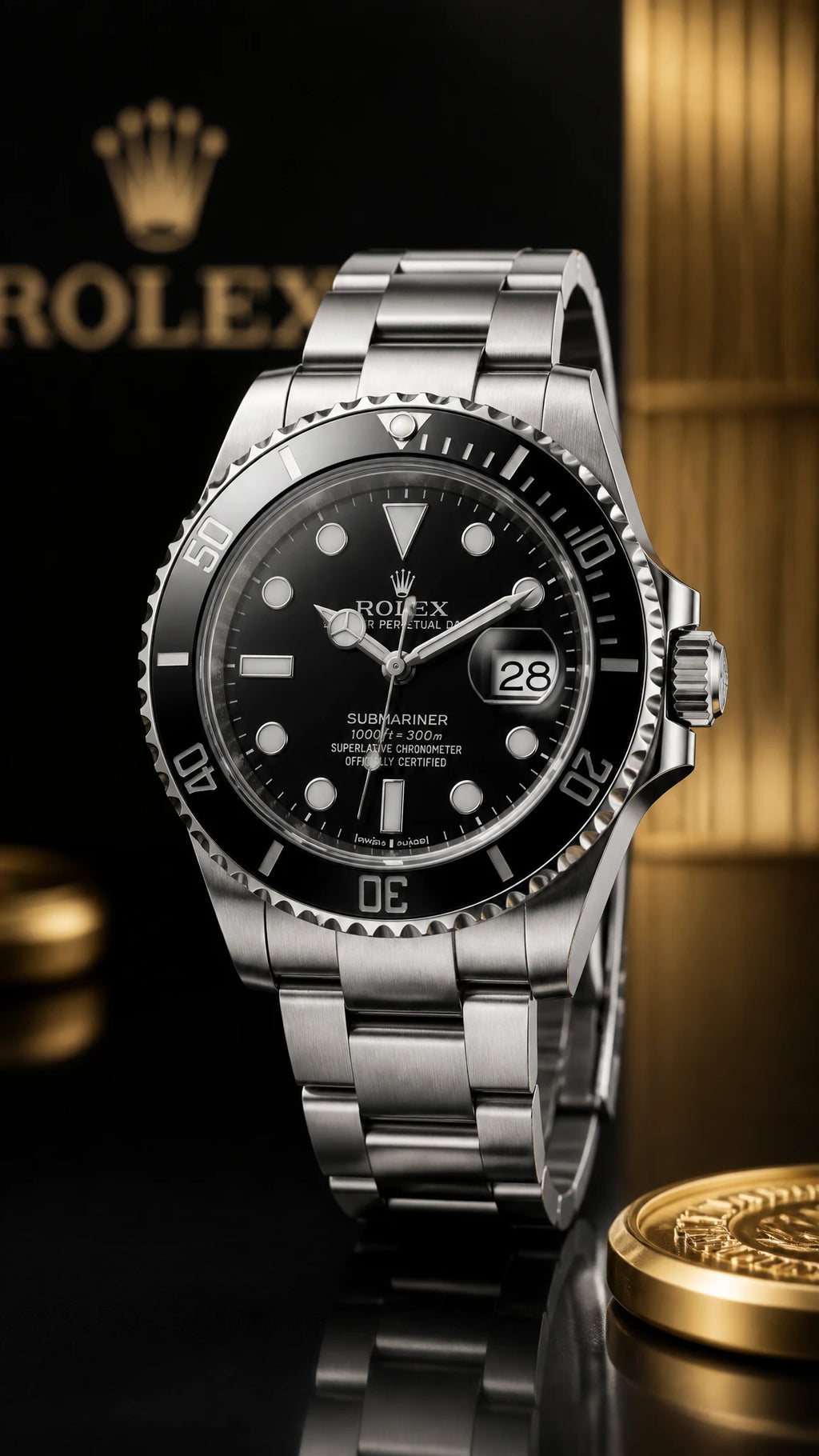 Rolex Submariner Date 41mm – Oystersteel & Black Cerachrom