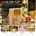 Verleihe jedem Getränk einen eleganten Gold-Touch. ✨🥂