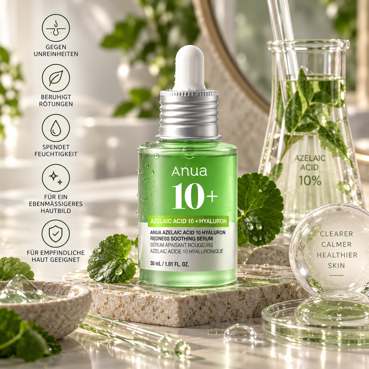Anua Azelaic Acid 10 + Hyaluron Serum – 30 ml