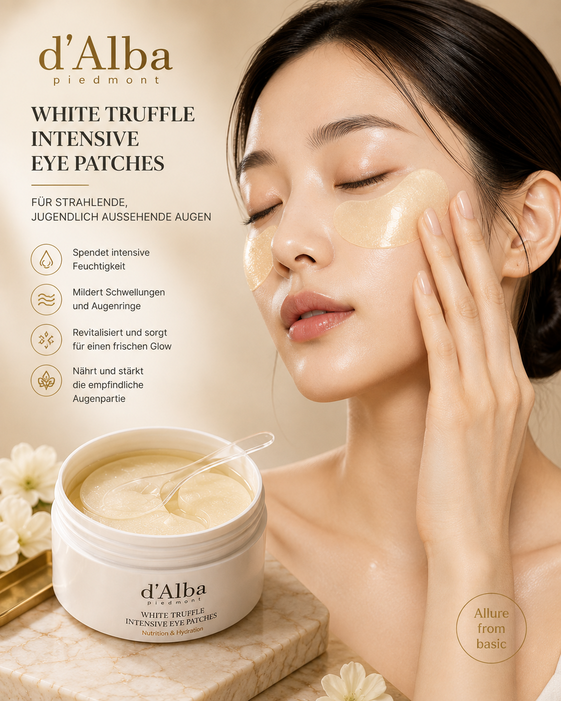d’Alba White Truffle Intensive Eye Patches – 68 Stück