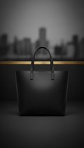Eclipse Matte Leather Tote