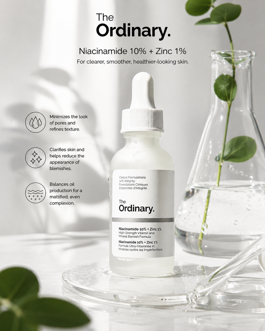 The Ordinary Niacinamide 10% + Zinc 1% Serum