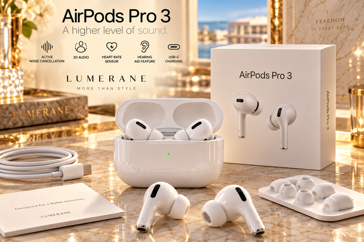 Apple AirPods Pro 3 – Kabellose In-Ear Kopfhörer mit Active Noise Cancellation & USB-C
